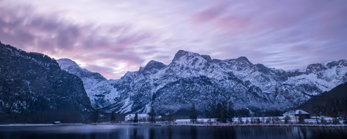 Nature wallpapers: sunset, mountains, lake, reflection