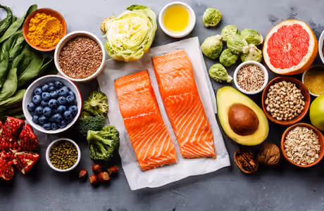 Food wallpapers: salmon, fruit, berries, cooking