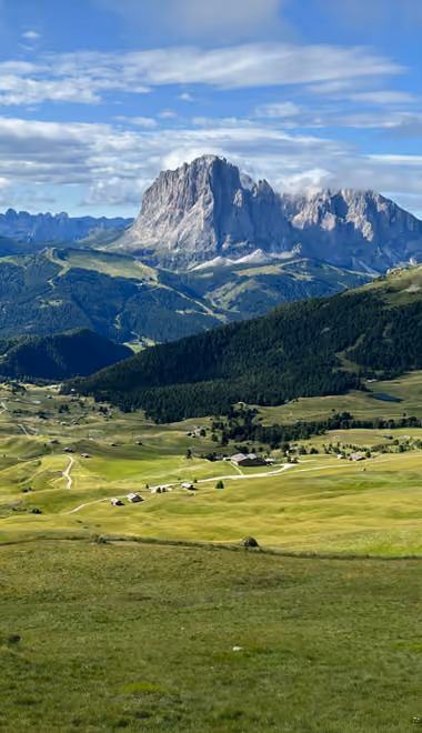 Sky Wallpapers for iPhone 15 Pro Max/14 Pro Max (1290x2796): Dolomites, Italy, mountains, valley