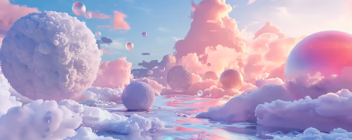 UltraWide 32:9 обои отражение (3840x1080): облака, небо, планета, отражение