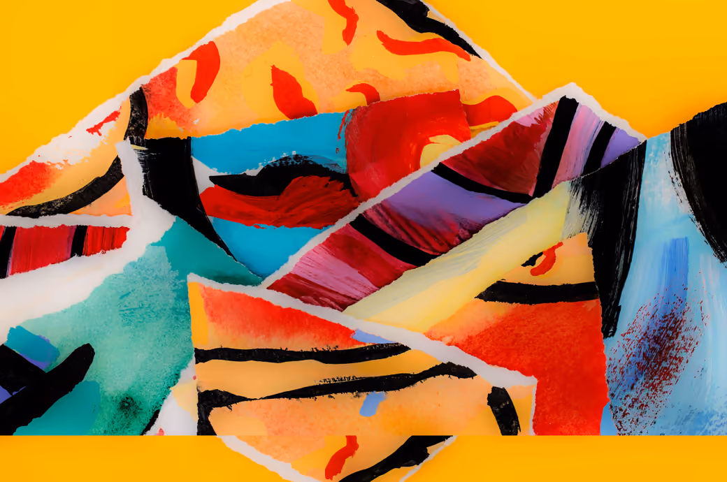 Abstract Paper Fragment Composition - XVGA wallpapers in 1024x768 resolution