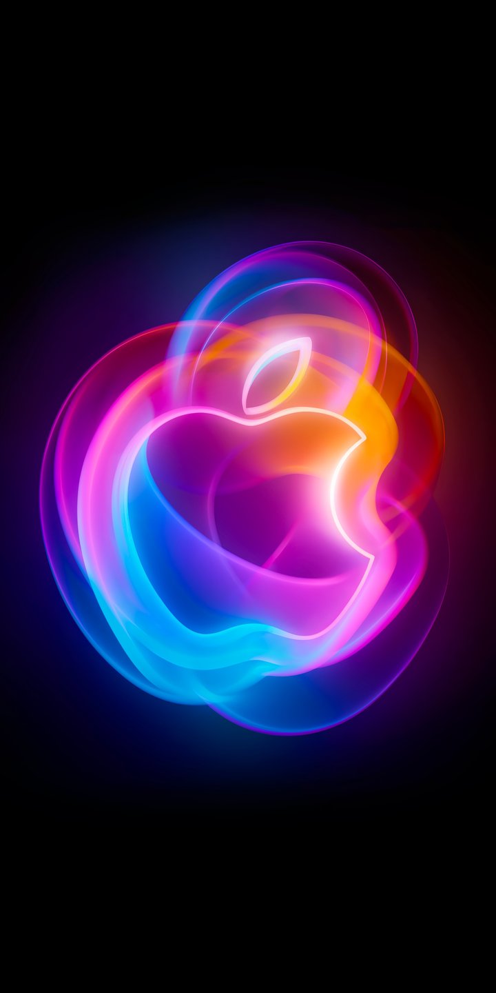 Логотип Apple Event - Обои для Samsung Galaxy A03s, Xiaomi Redmi 7A, POCO C3 в разрешении 720x1440