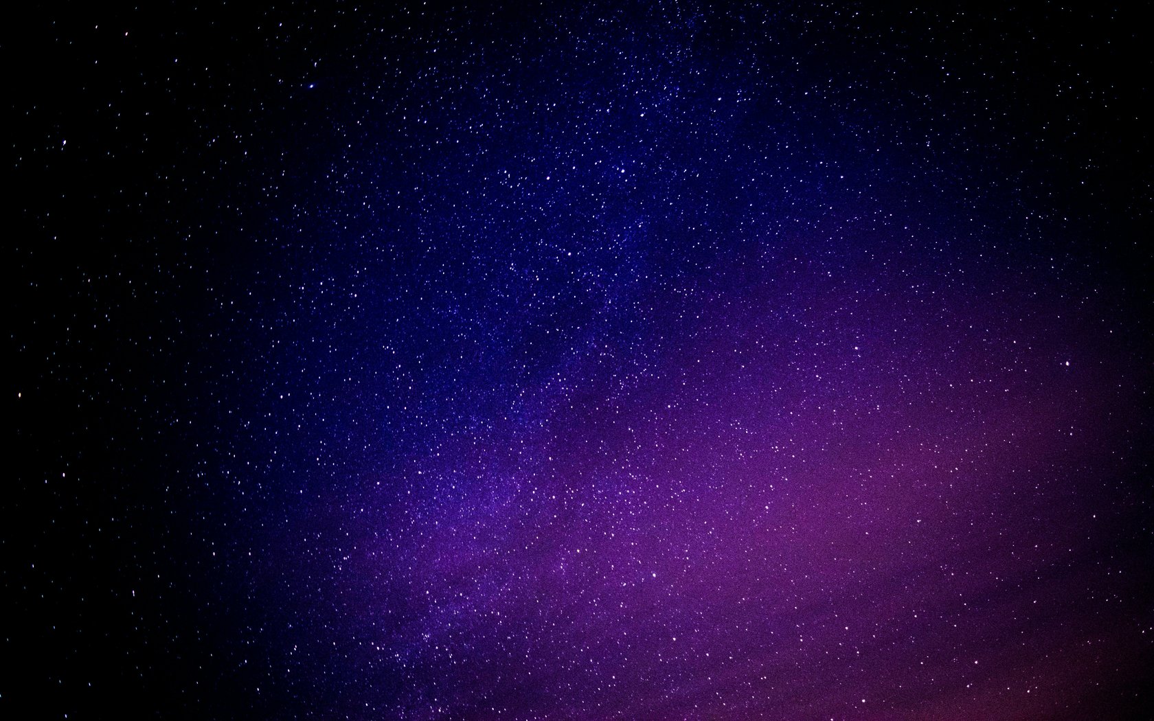 Star-filled night sky with galaxy - WSXGA+ wallpapers in 1680x1050 resolution