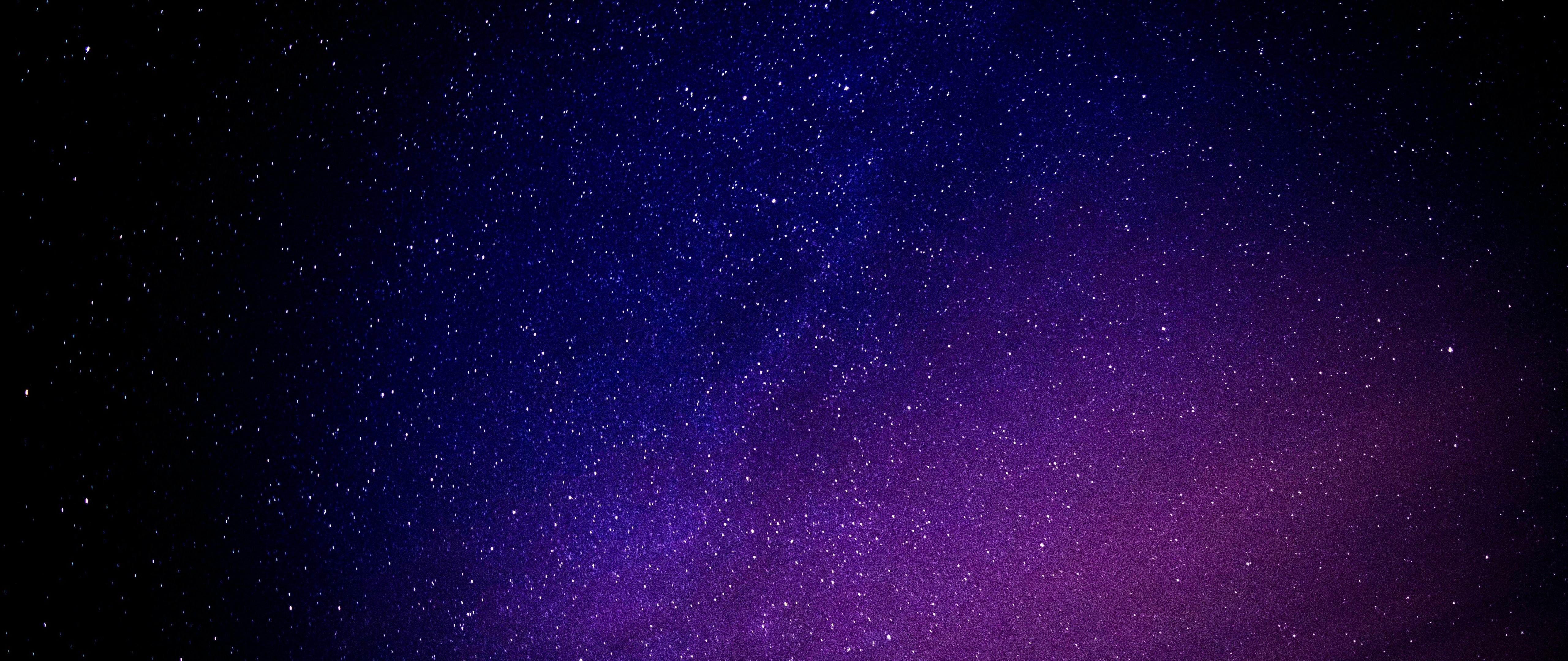 Star-filled night sky with galaxy - 5K2K UltraWide 21:9 wallpapers in 5120x2160 resolution