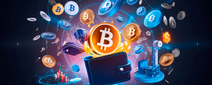 Обои технологии: биткойн, криптовалюта, кошелек, блокчейн