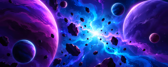 Galaxy and Nebula wallpapers for UltraWide 21:9 monitors (3440x1440): planet, nebula, galaxy, meteorite
