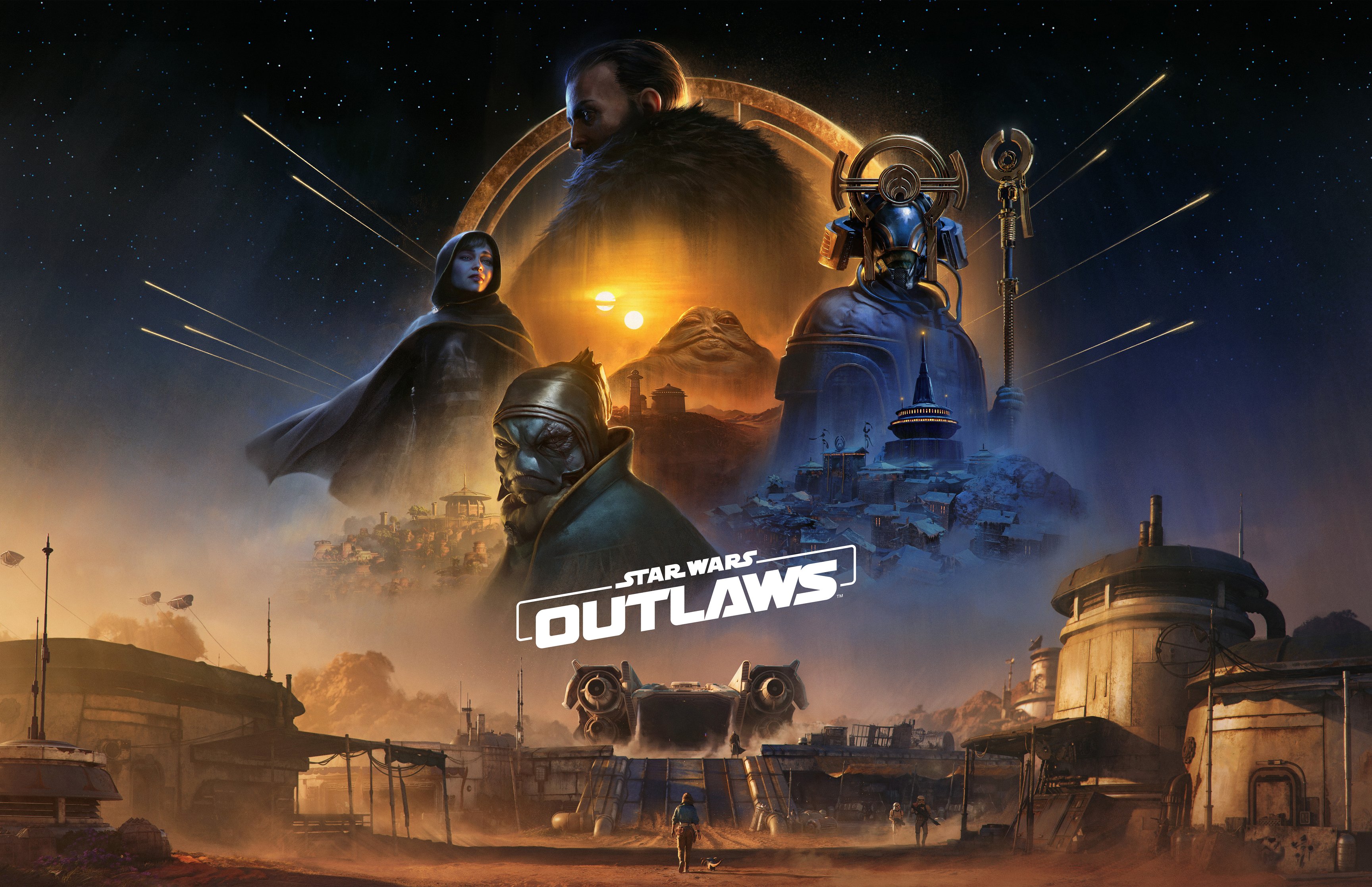 Star Wars Outlaws characters - Wallpapers for Apple MacBook 16.2″ in 3456x2234 resolution