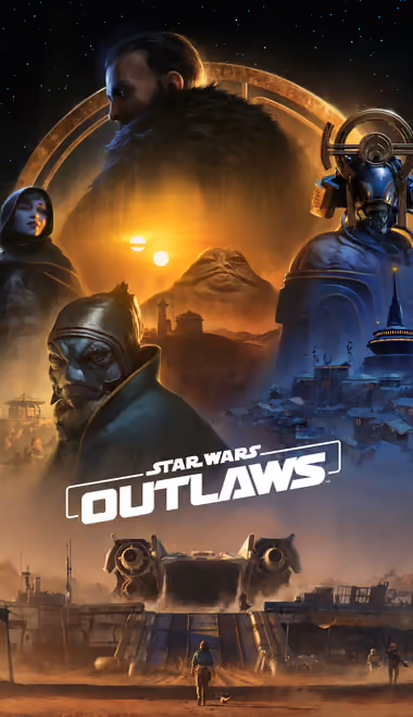 Games wallpapers: Star Wars Outlaws, poster, character, desert