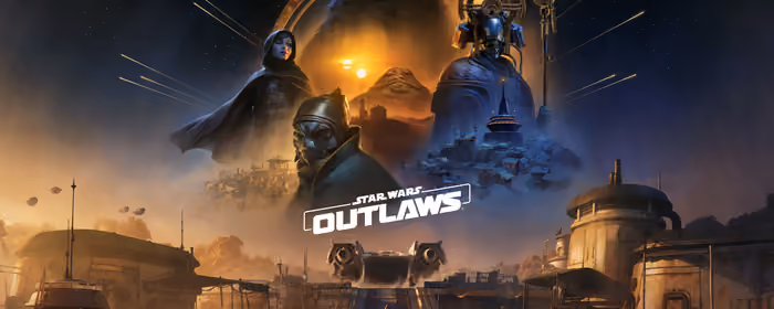 Обои игры: Star Wars Outlaws, постер, персонаж, пустыня