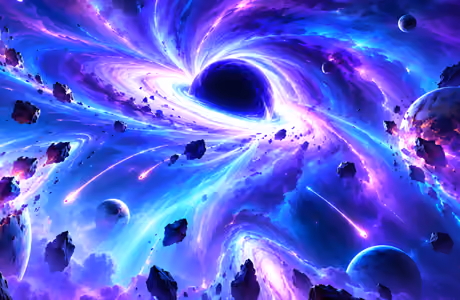 Wallpapers for iPad Pro 11″ (2388x2388): black hole, planet, meteorite, galaxy