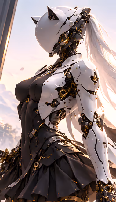 Wallpapers for Samsung Galaxy S22 Ultra/S23 Ultra (1440x3088): robot, catgirl, katana, sakura