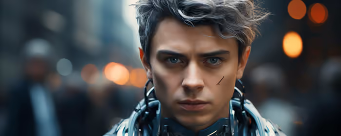 Technology wallpapers: man, android, robot, cybernetics