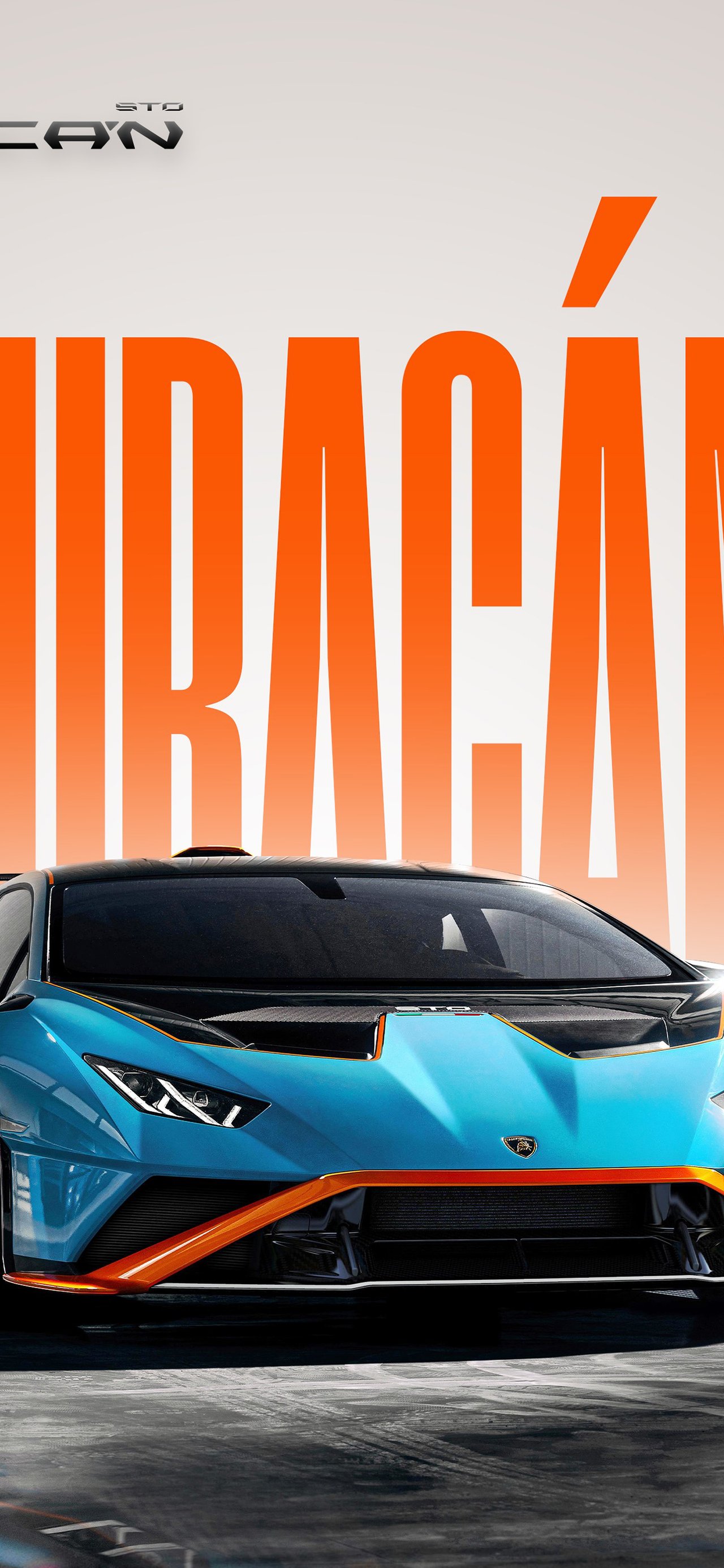 Lamborghini Huracán STO front view - Wallpapers for Xiaomi 15T in 1280x2772 resolution