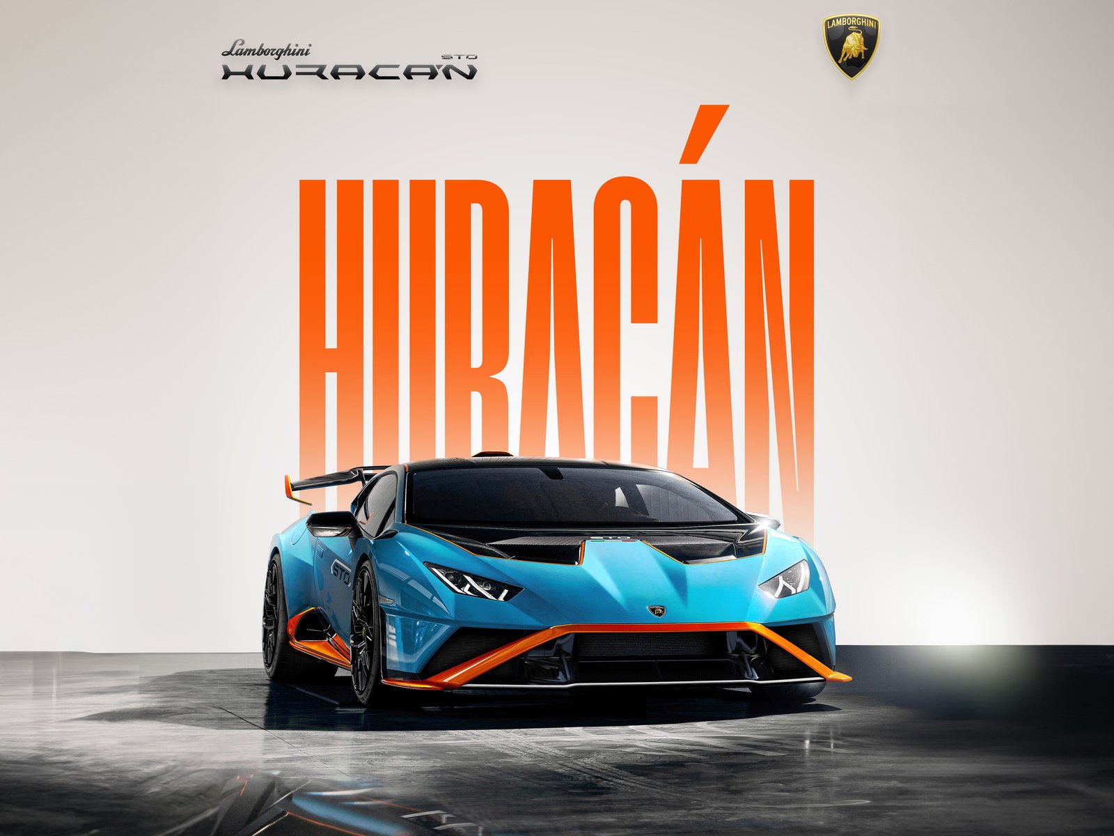 Lamborghini Huracán STO front view - UXGA wallpapers in 1600x1200 resolution