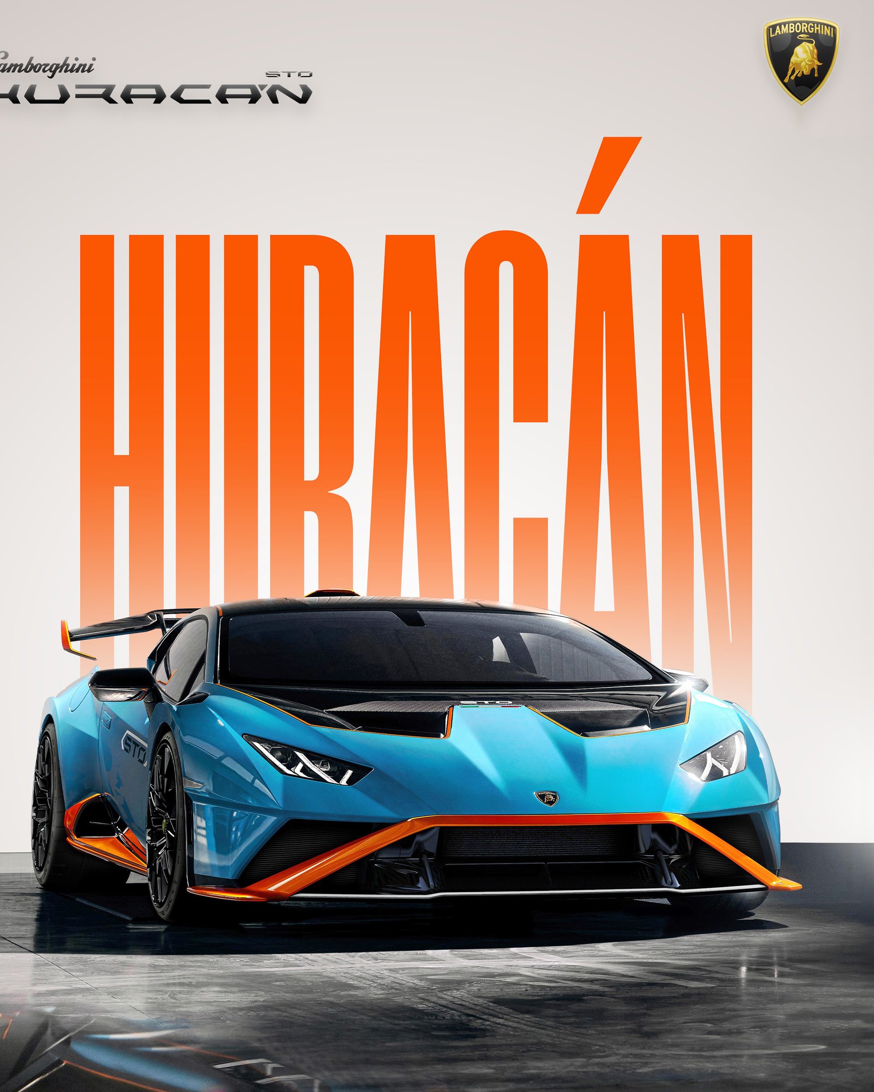 Lamborghini Huracán STO front view - Wallpapers for Samsung Galaxy Z Fold 2/3 in 1768x2208 resolution