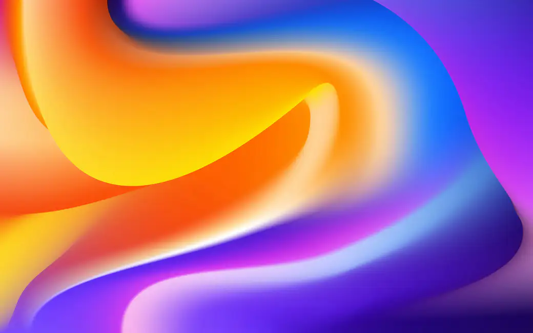 Vibrant abstract color flow — desktop and phone wallpaper, free download