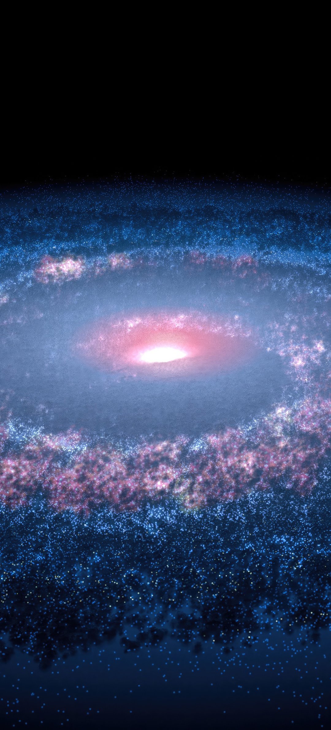Large spiral galaxy - Wallpapers for Honor/Huawei in 1080x2376 resolution