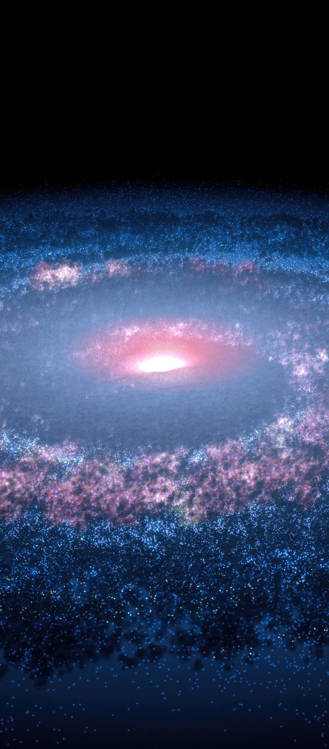 Large spiral galaxy - Wallpapers for TECNO/Infinix in 1080x2460 resolution
