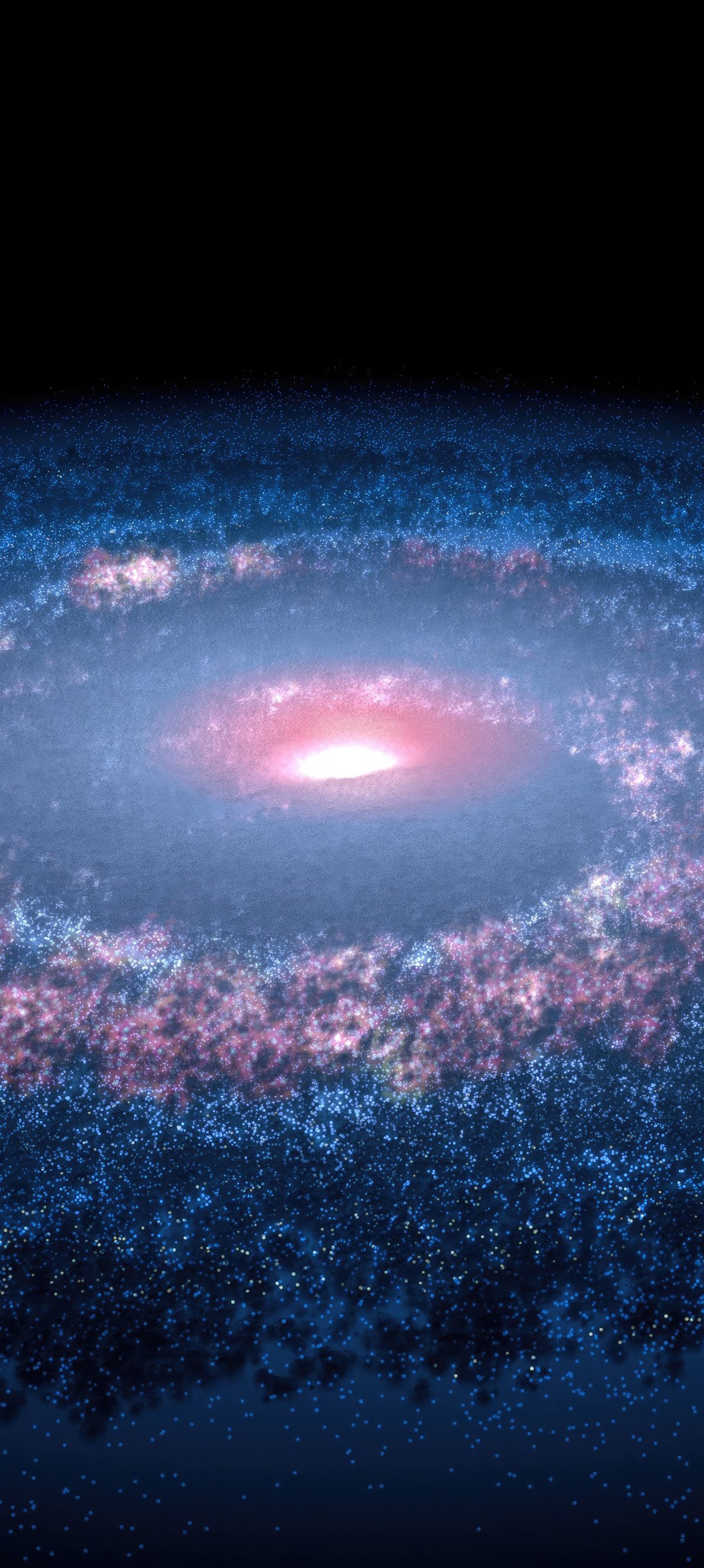 Large spiral galaxy - Wallpapers for Xiaomi 15 in 1200x2670 resolution