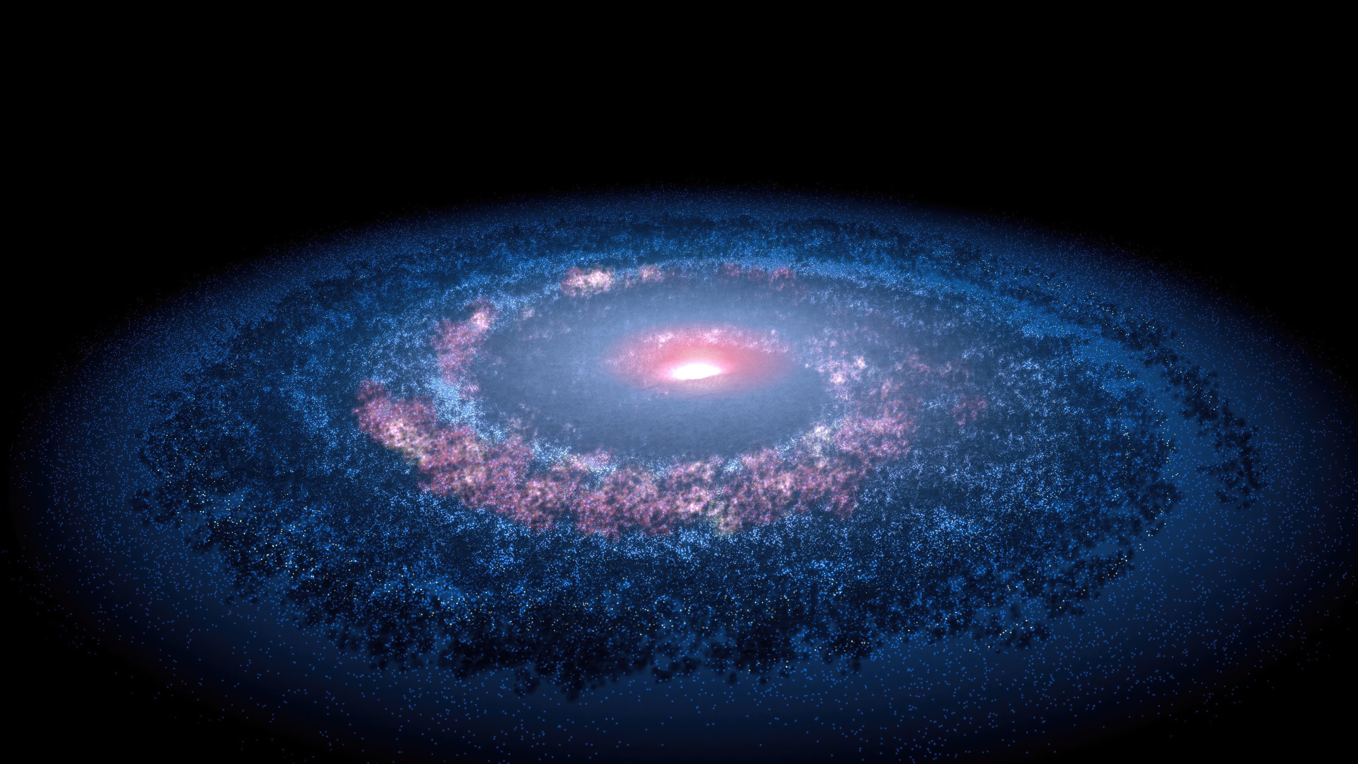 Large spiral galaxy - Wallpapers for Apple iMac 24″ in 4480x2520 resolution
