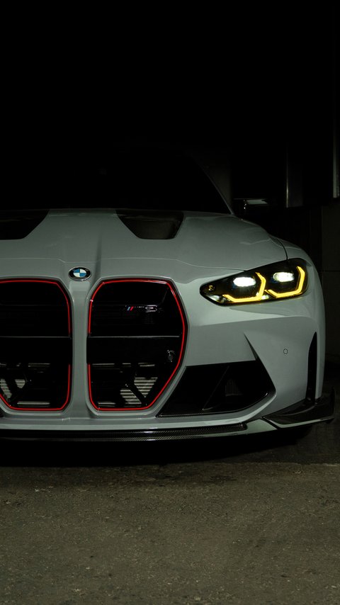 BMW M3 CS sports car front view - Wallpapers for LG/ASUS in 480x854 resolution