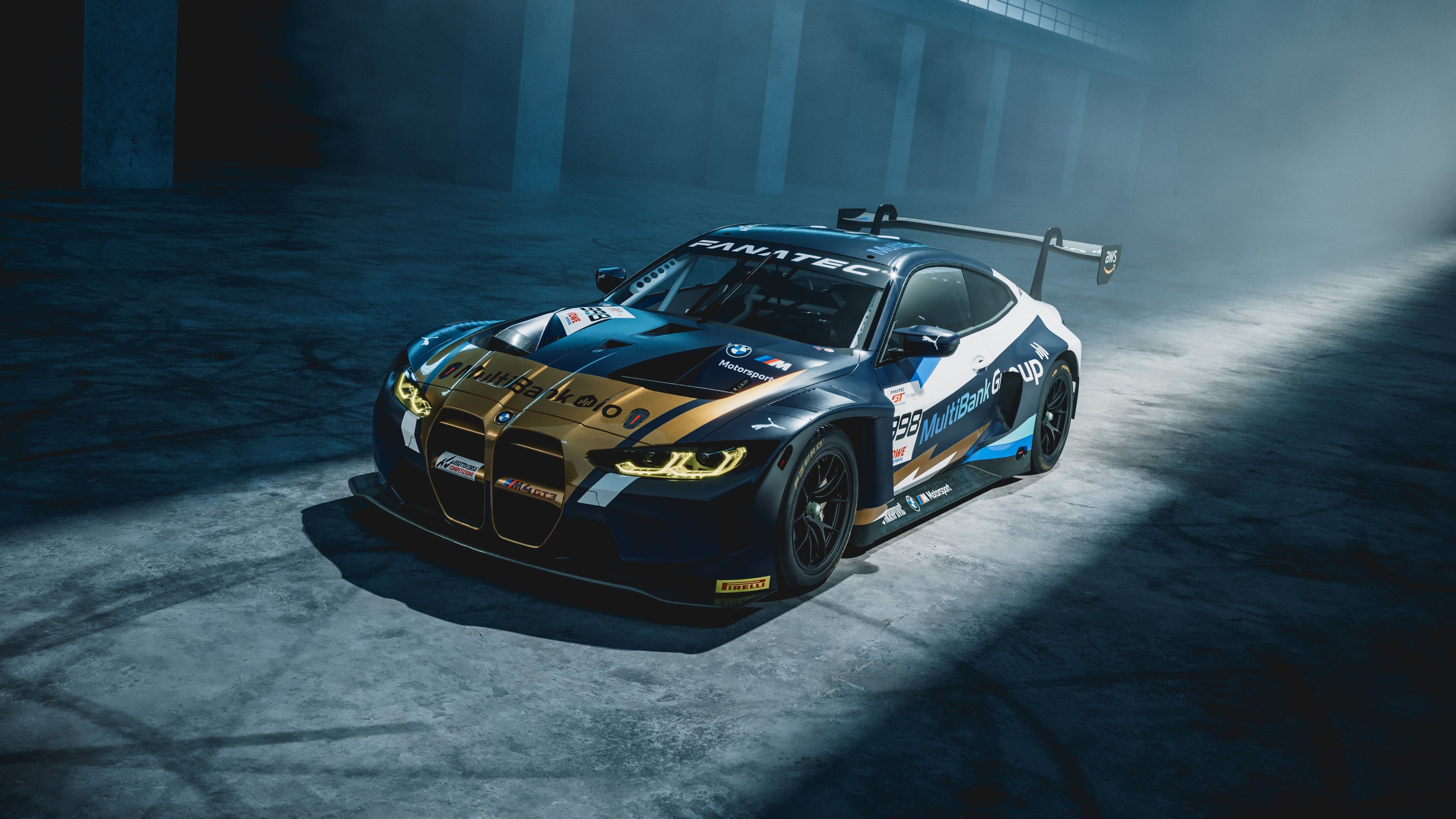 Racing BMW M4 GT3 front view - 4K PC Wallpapers in 3840x2160 resolution