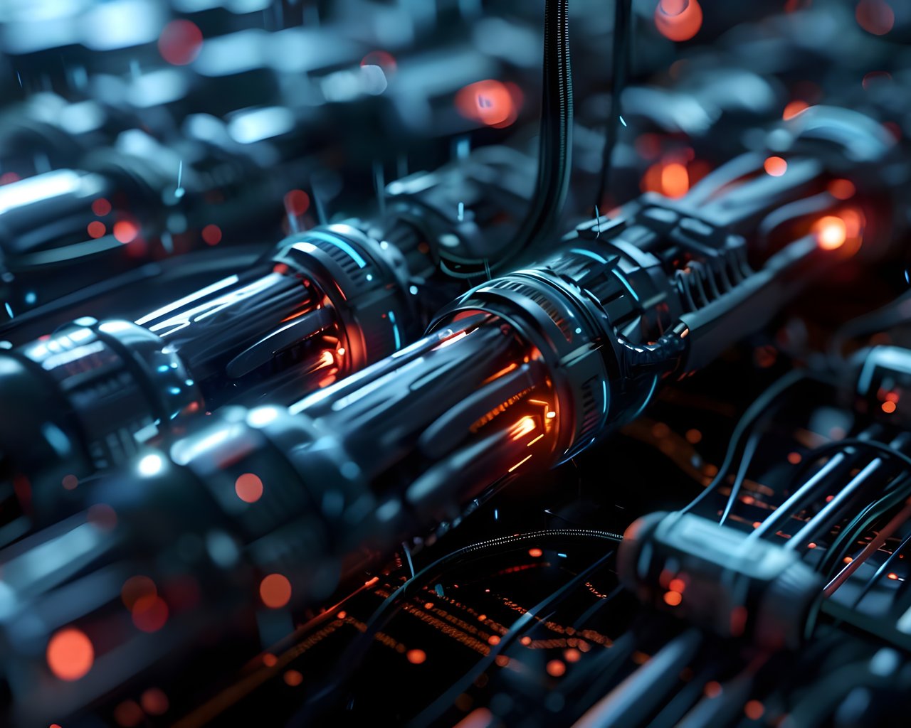 Futuristic data cables - SXGA wallpapers in 1280x1024 resolution