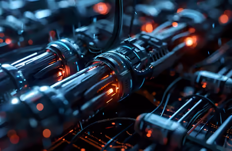 Technology wallpapers: cable, futurism, cybernetics, metal