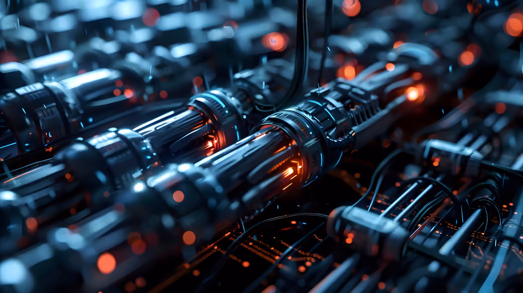 Futuristic data cables - Wallpapers for iPad Air 10.9″ in 2360x2360 resolution