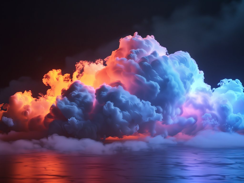 Glowing cloud - XVGA wallpapers in 1024x768 resolution