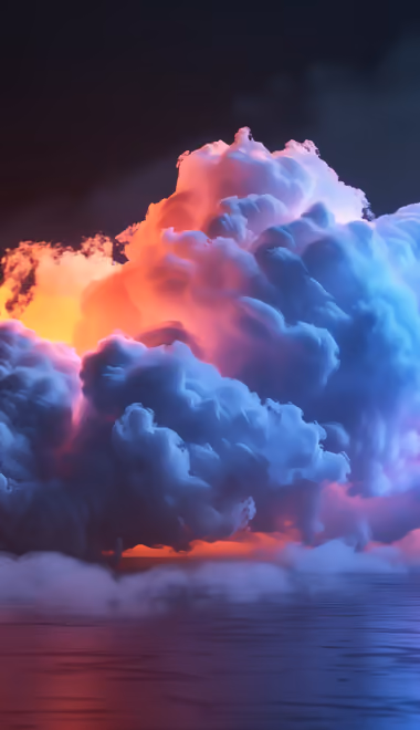 Illustrations wallpapers: clouds, light, illumination, contrast